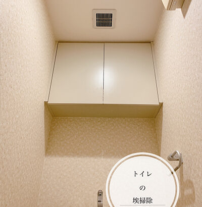 【お掃除ブログ】トイレの埃掃除【軍手】